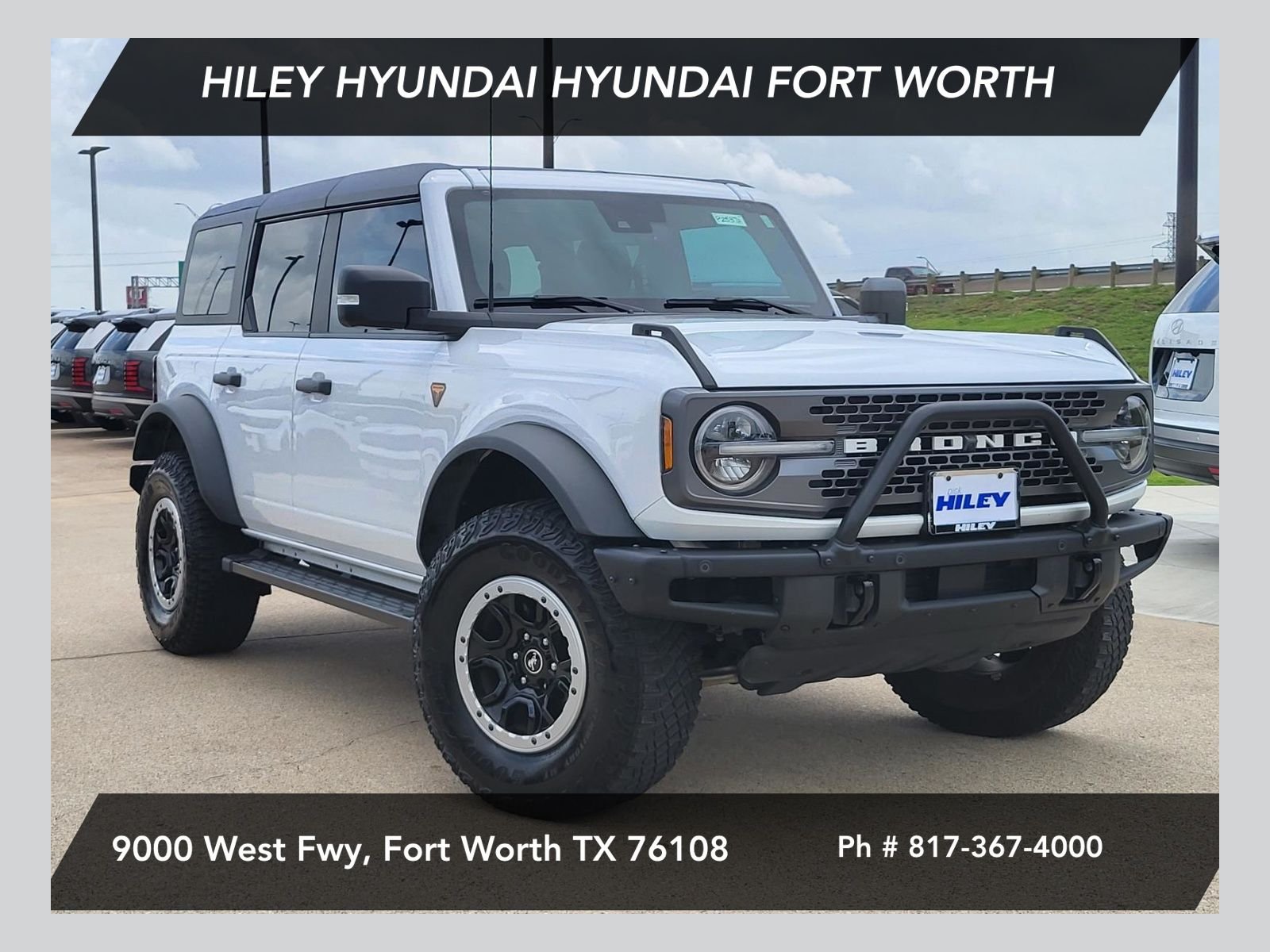 Used 2024 Oxford White Ford Badlands image 1