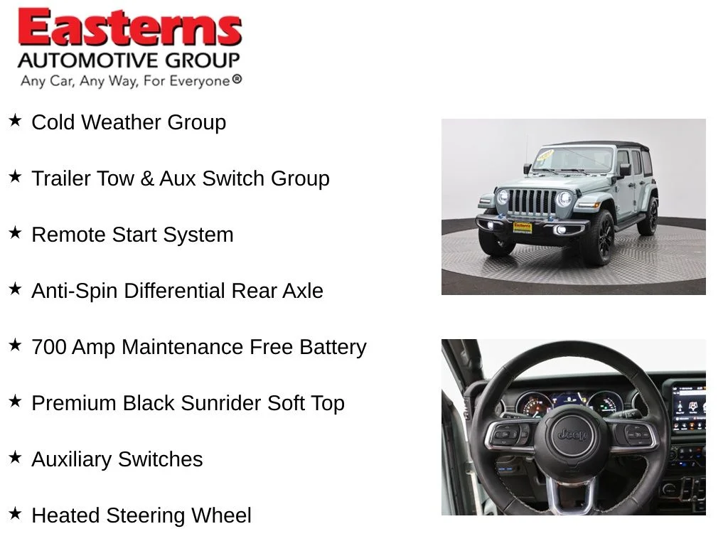 Used 2023 Gray Jeep Sahara 4xe image 11