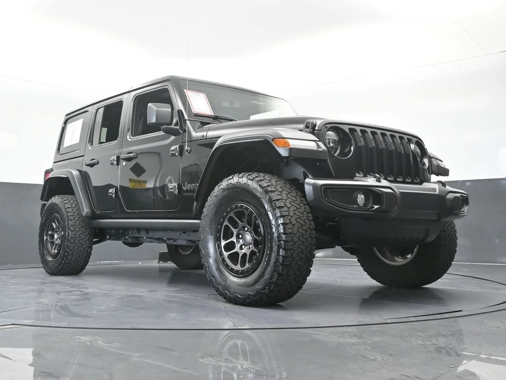Used 2022 Black Clearcoat Jeep Unlimited Sport image 63