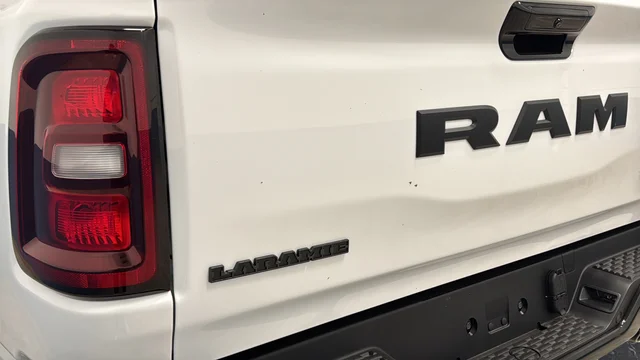 New 2026 Bright White Clear-Coat Exterior Paint RAM Laramie image 43