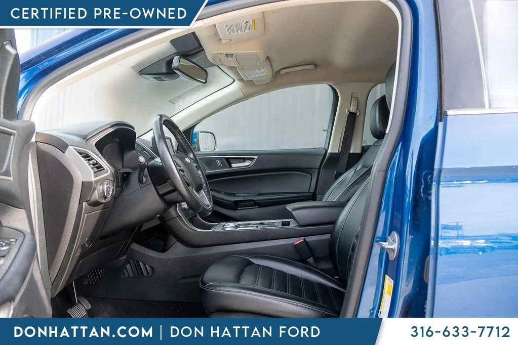 Certified Used 2022 Blue Ford SEL image 3