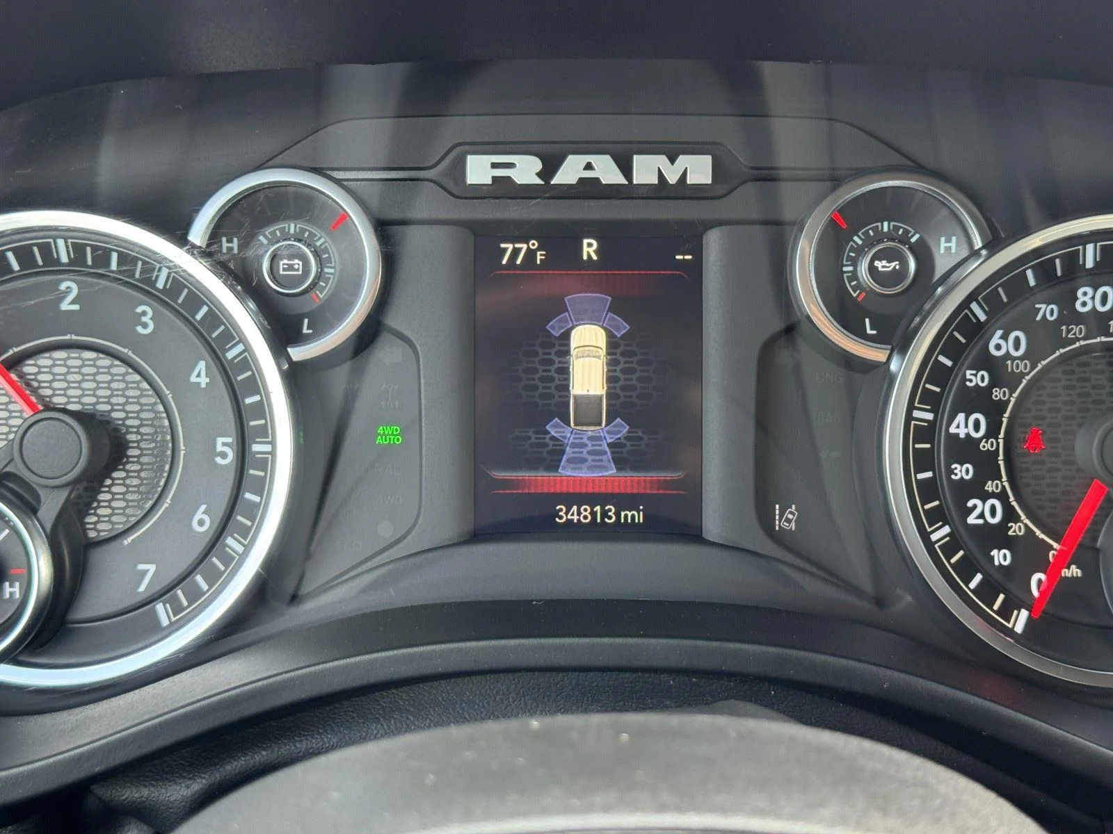 Used 2025 Bright White Clearcoat Ram Big Horn image 24