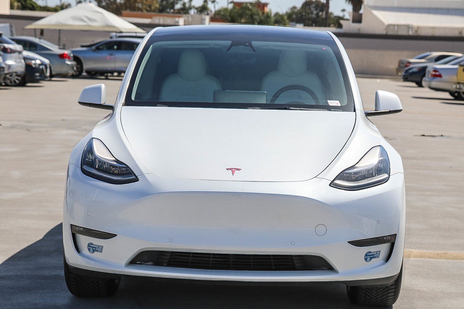 Used 2021 Tesla Model Y Long Range with VIN 5YJYGDEE3MF301833 for sale in Oxnard, CA