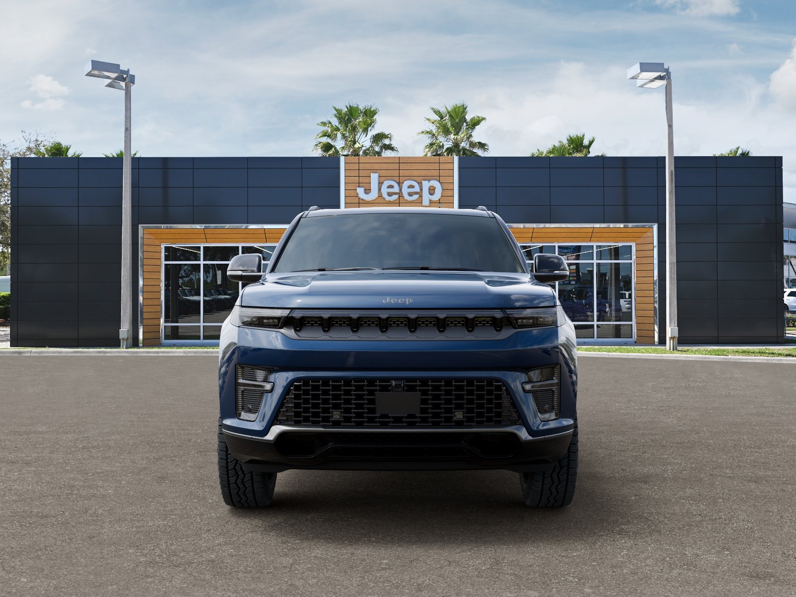 New 2026 Fathom Blue Pearl-Coat Exterior Paint (Late Availability) Jeep Grand Wagoneer image 6