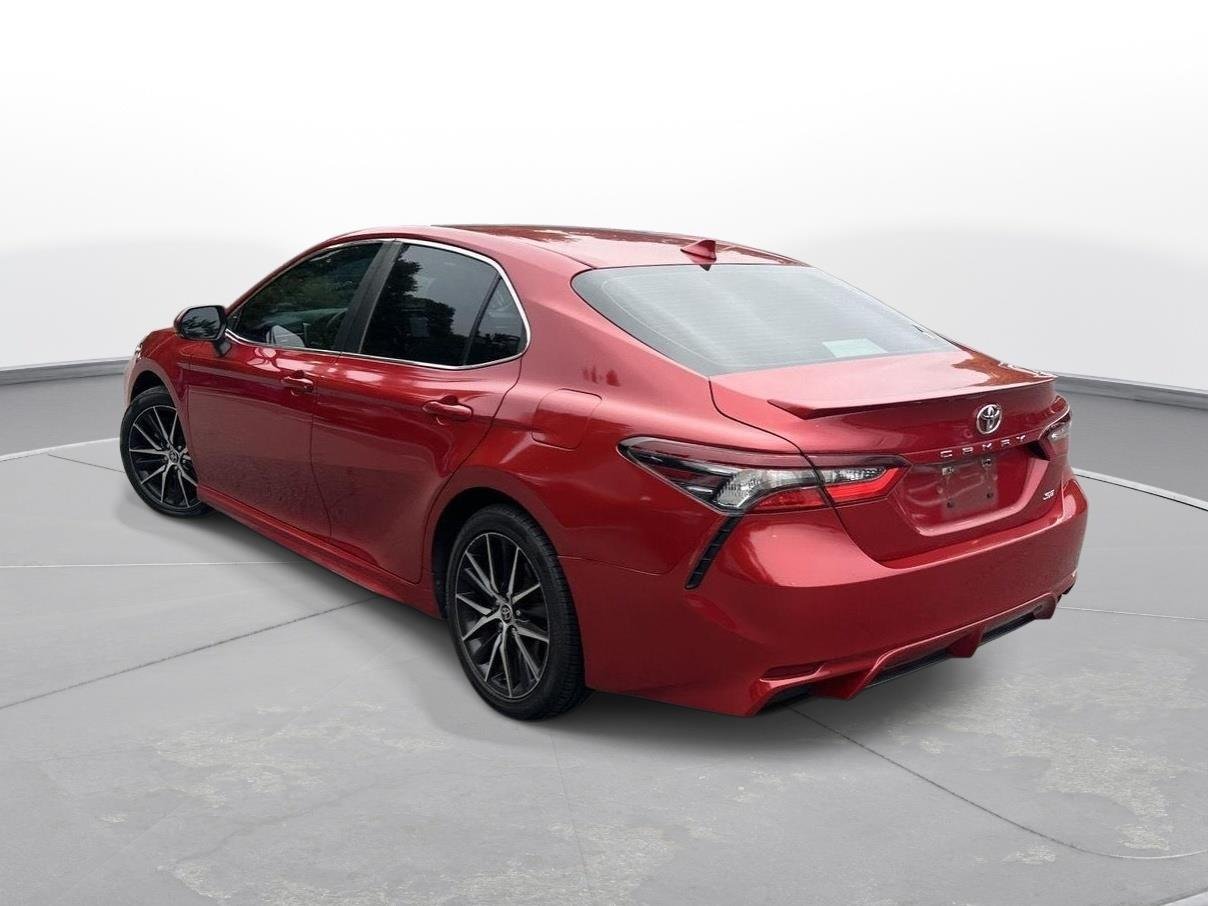 Certified Used 2022 Supersonic Red Toyota SE image 8