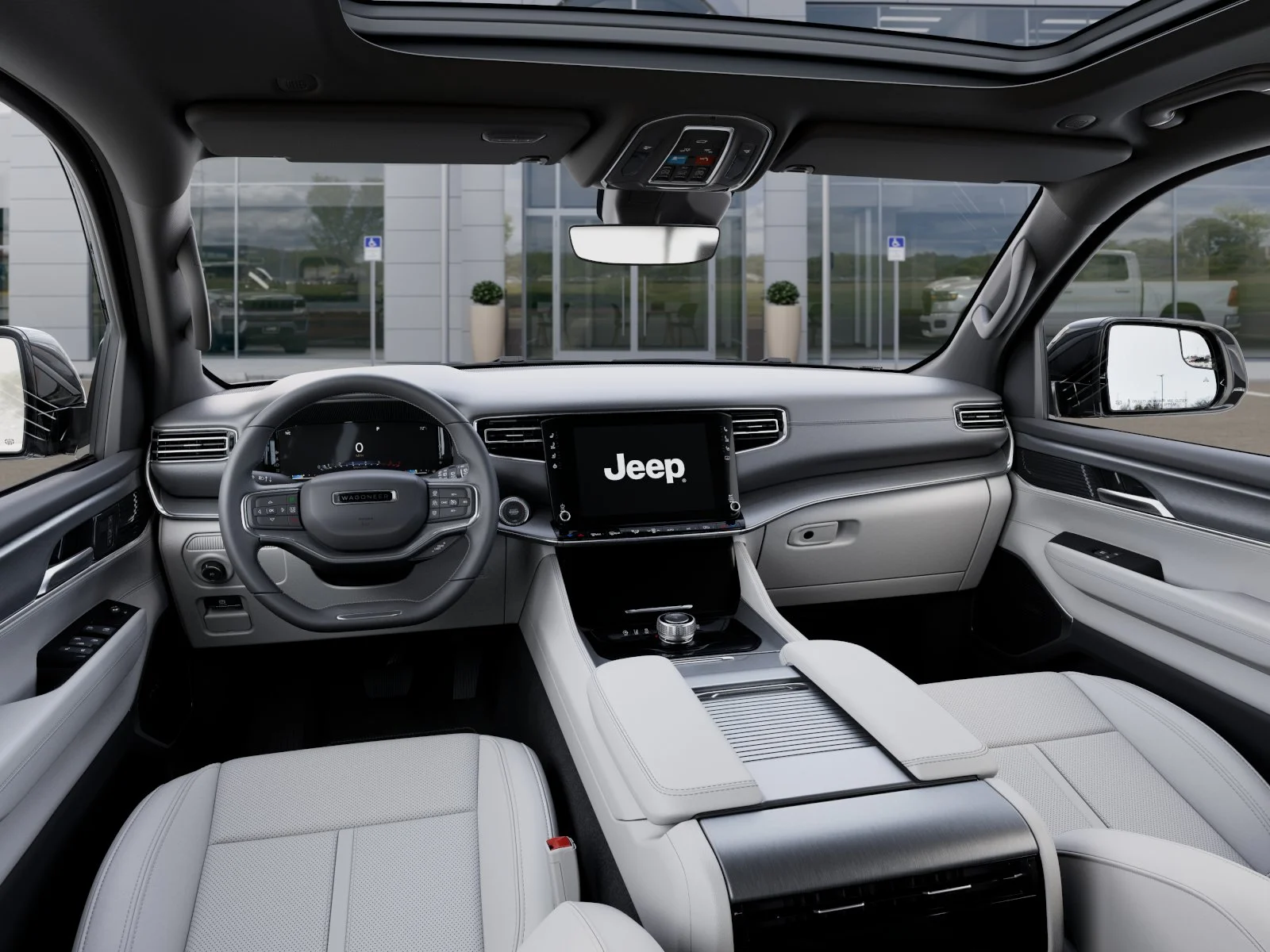New 2025 Bright White Clear-Coat Exterior Paint Jeep Base image 19