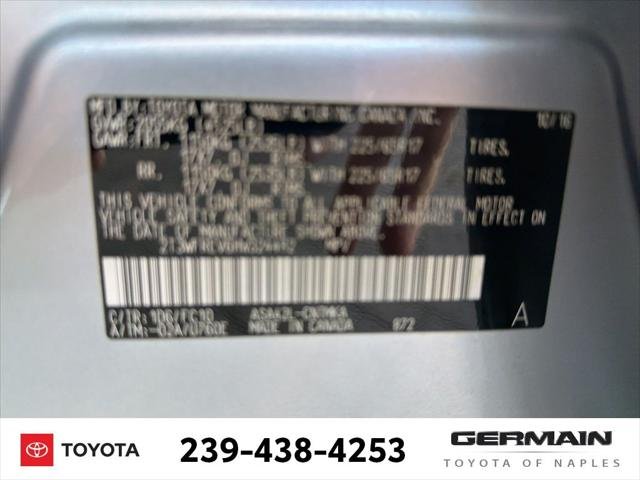 Certified Used 2017 SILVER SKY METALLIC Toyota  image 19