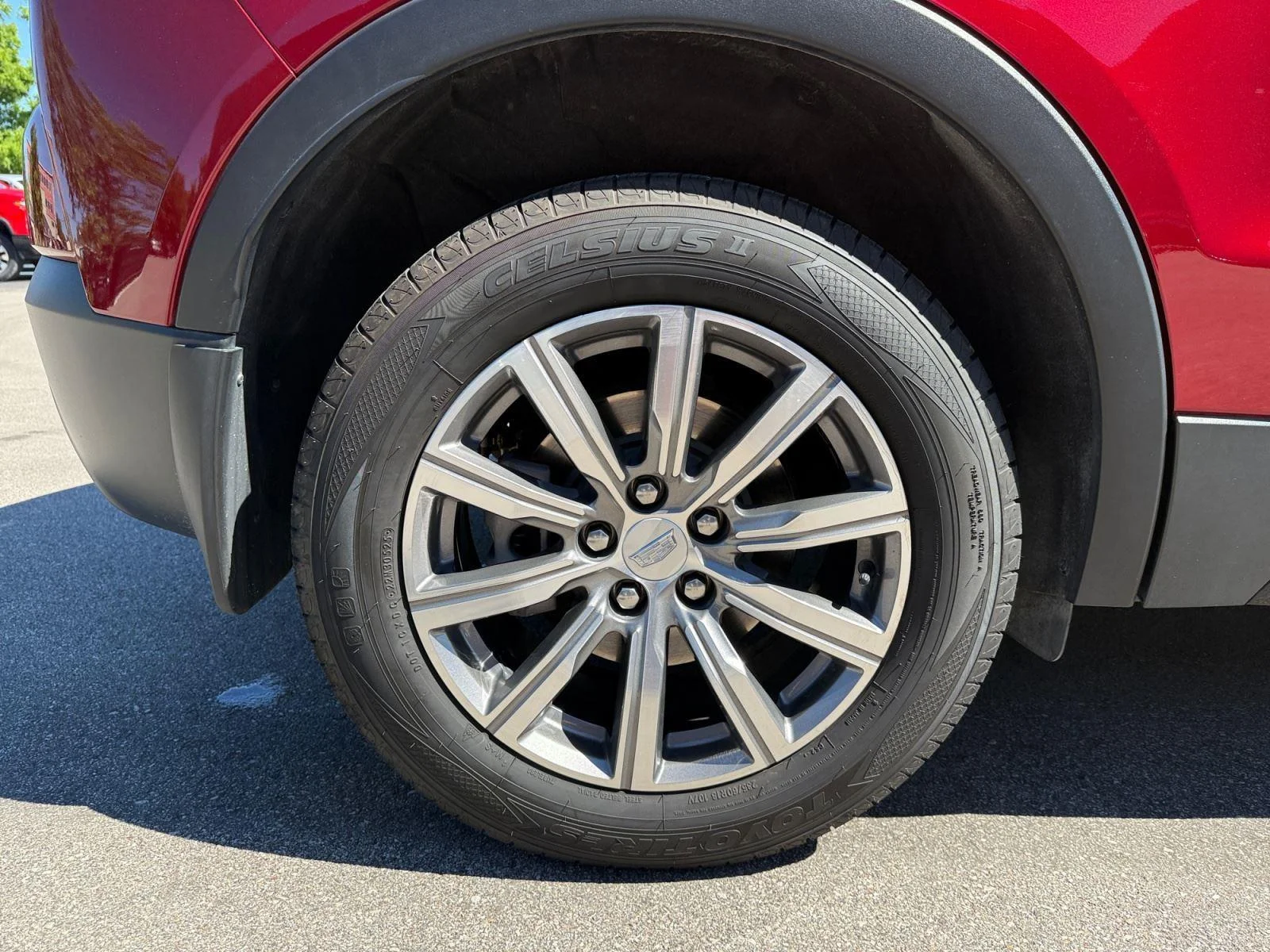 Used 2023 Radiant Red Tintcoat Cadillac AWD Sport image 30