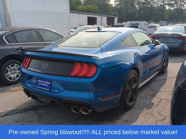 Used 2021 Blue Ford Mach 1 image 4