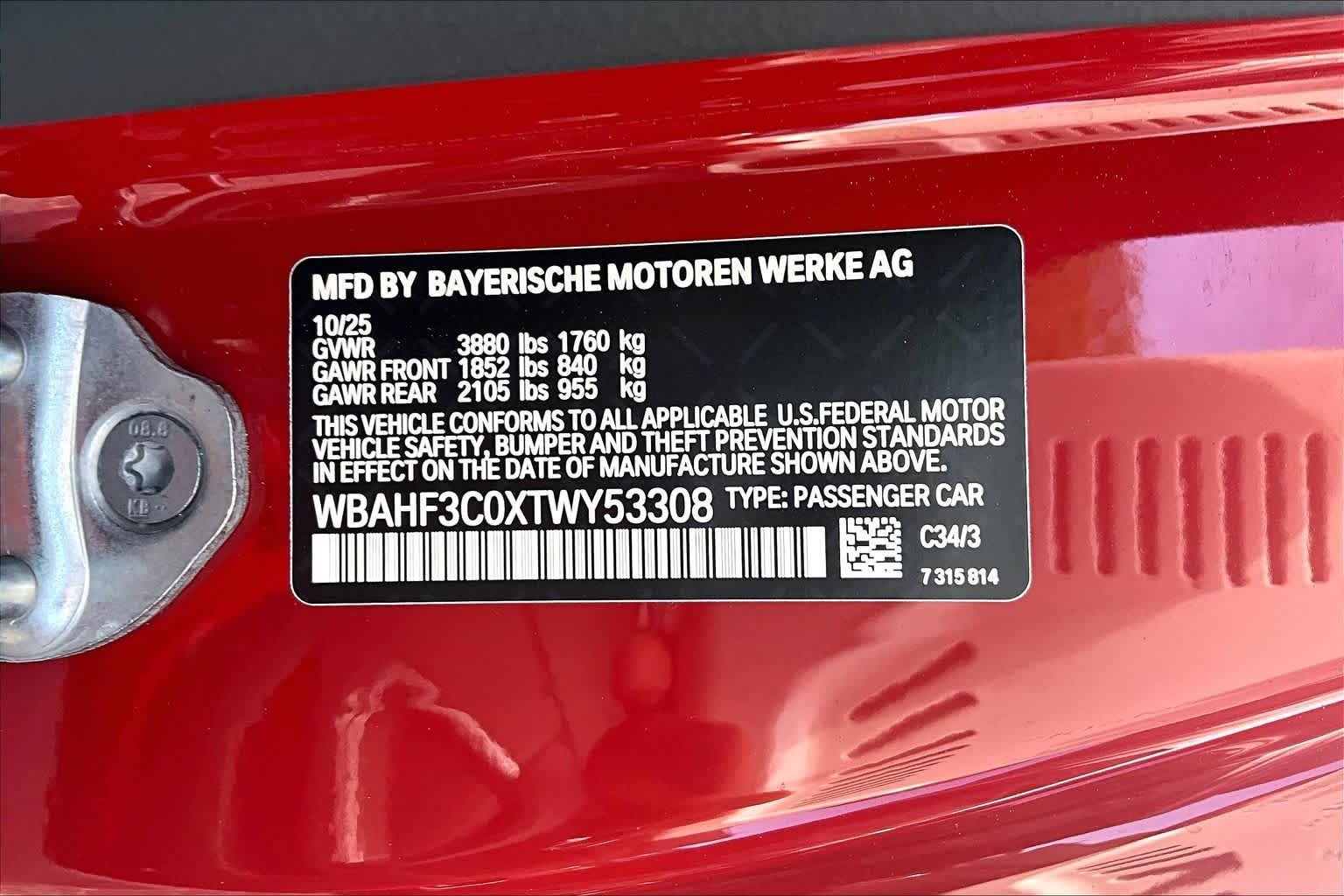 Certified Used 2026 San Francisco Red Metallic BMW sDrive30i image 34