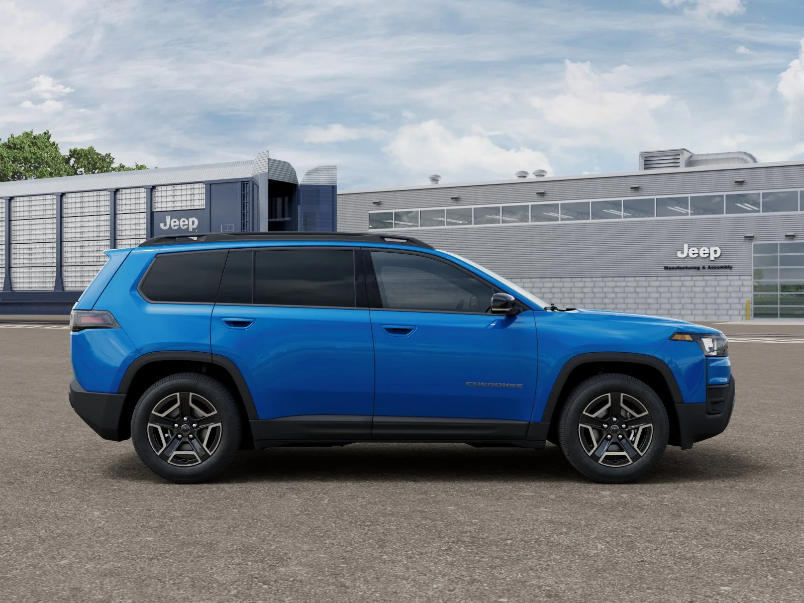 New 2026 Hydro Blue Pearl-Coat Exterior Paint Jeep Limited image 34