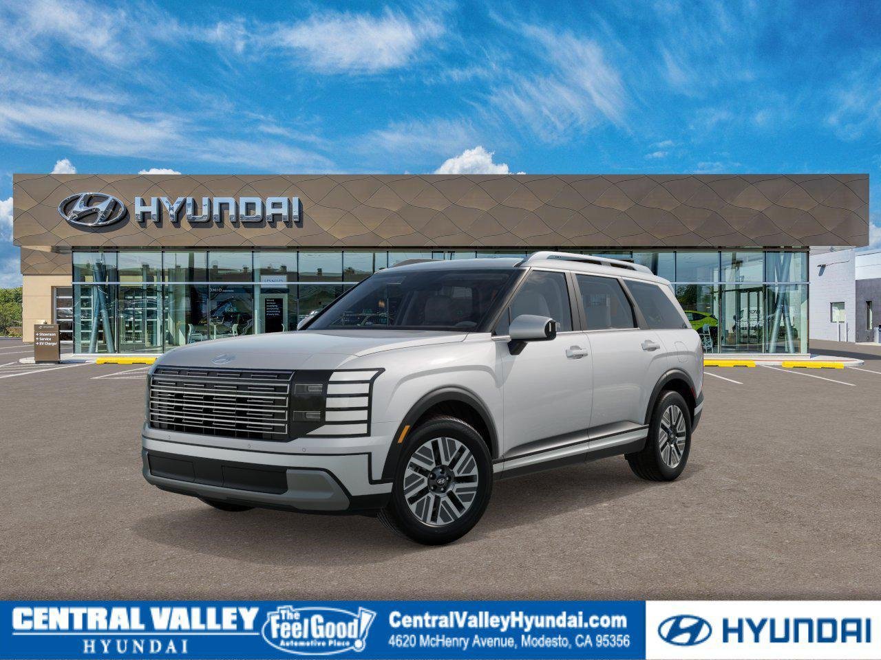 New 2027 Creamy White Pearl Hyundai SEL 7P image 1