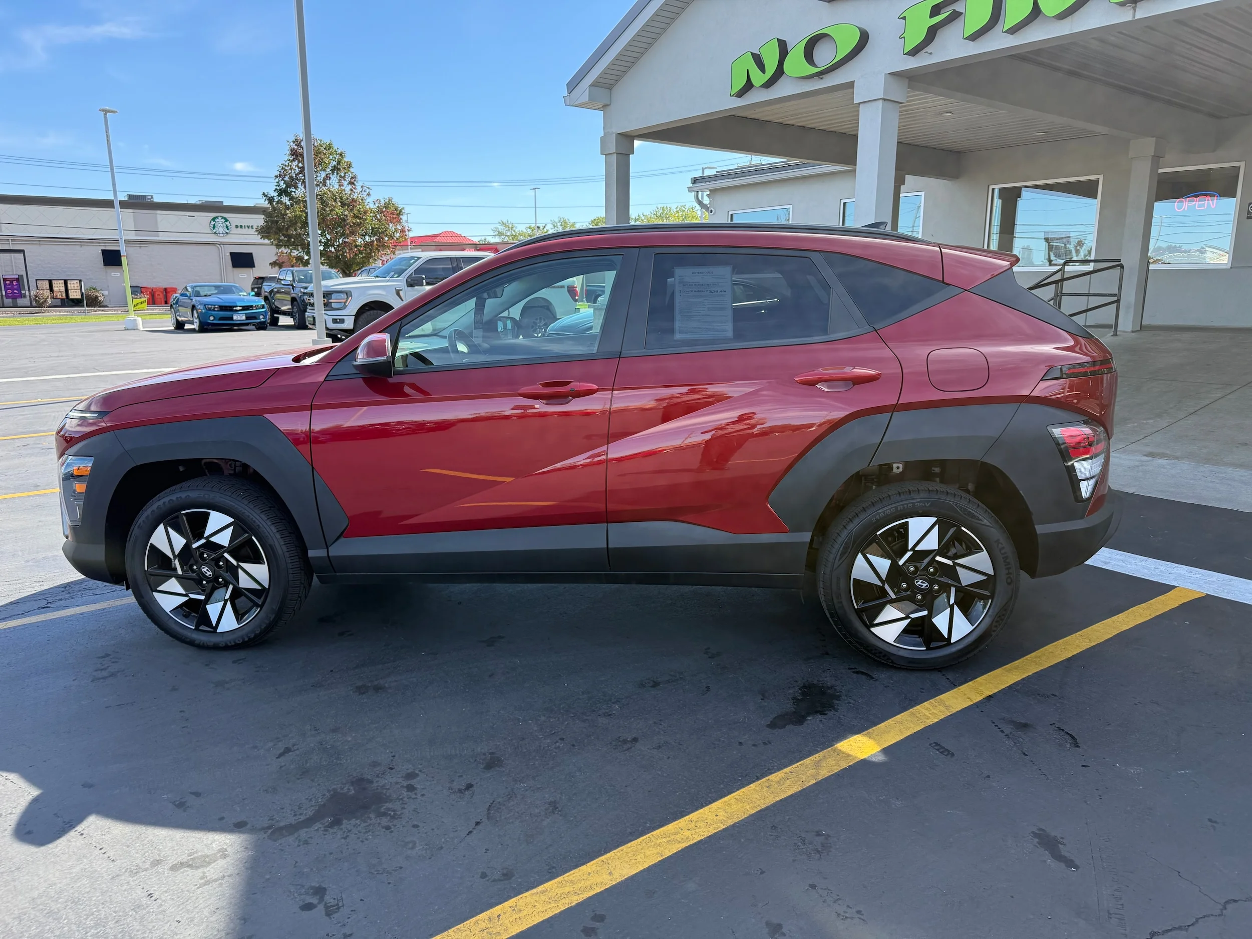 Used 2025 Ultimate Red Metallic Hyundai SEL image 3