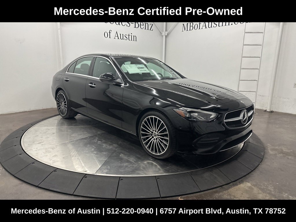 Certified Used 2026 Black Mercedes-Benz C 300 image 1