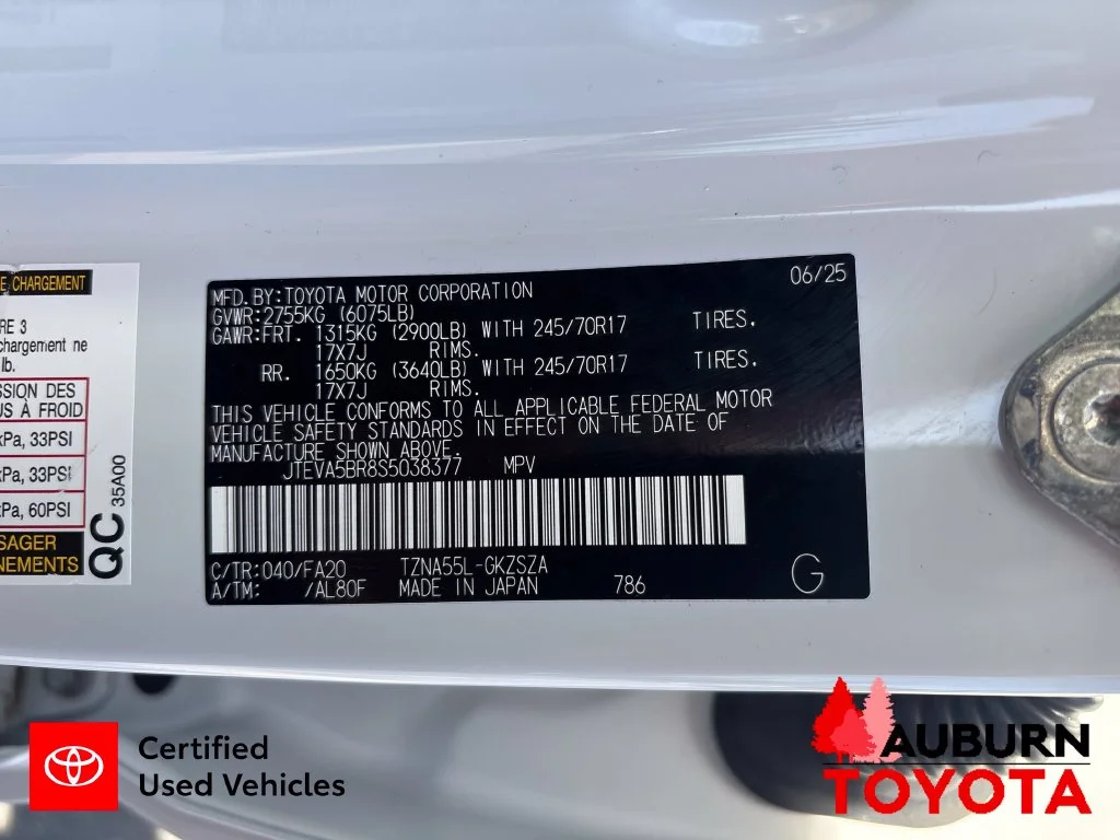 Certified Used 2025 Ice Cap Toyota SR5 image 28
