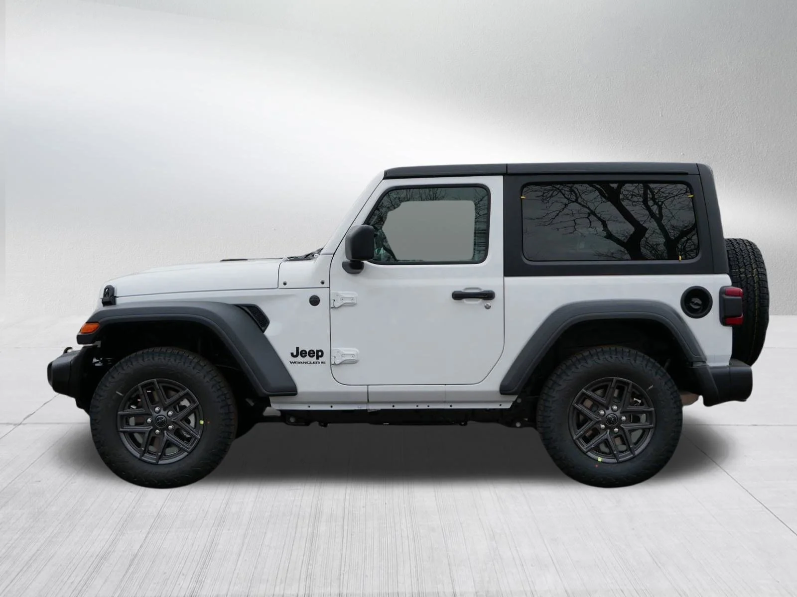 New 2026 Bright White Clear-Coat Exterior Paint Jeep Sport S image 4