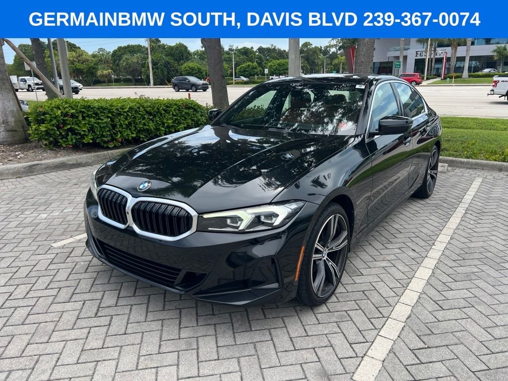 Used 2024 Black Sapphire Metallic BMW 330i xDrive image 2