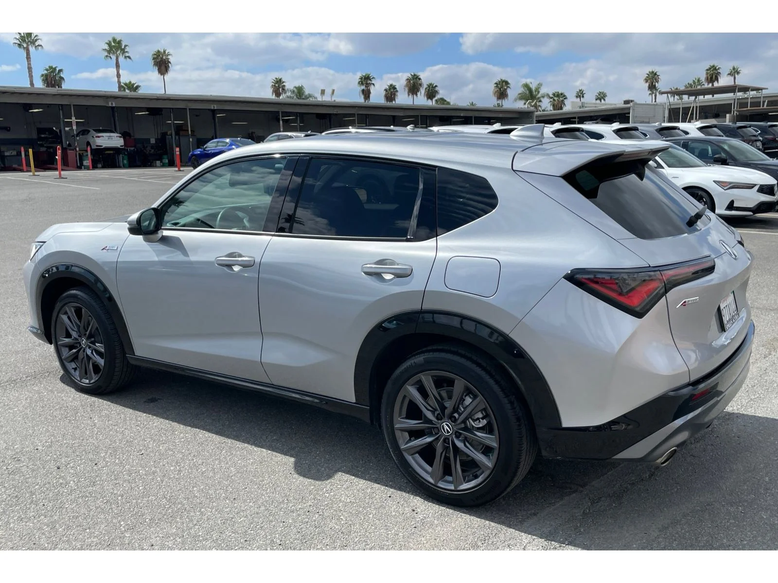Used 2025 Solar Silver Metallic Acura w/A-Spec Package image 3