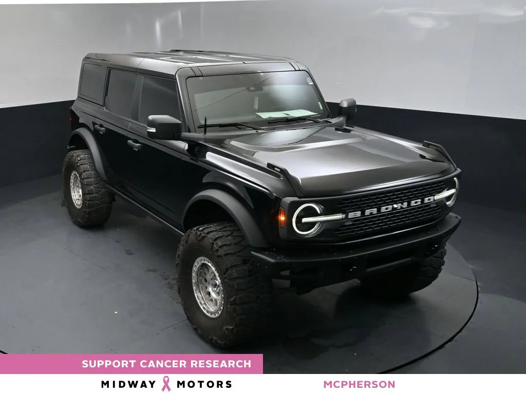 Used 2024 Black Ford Badlands image 1