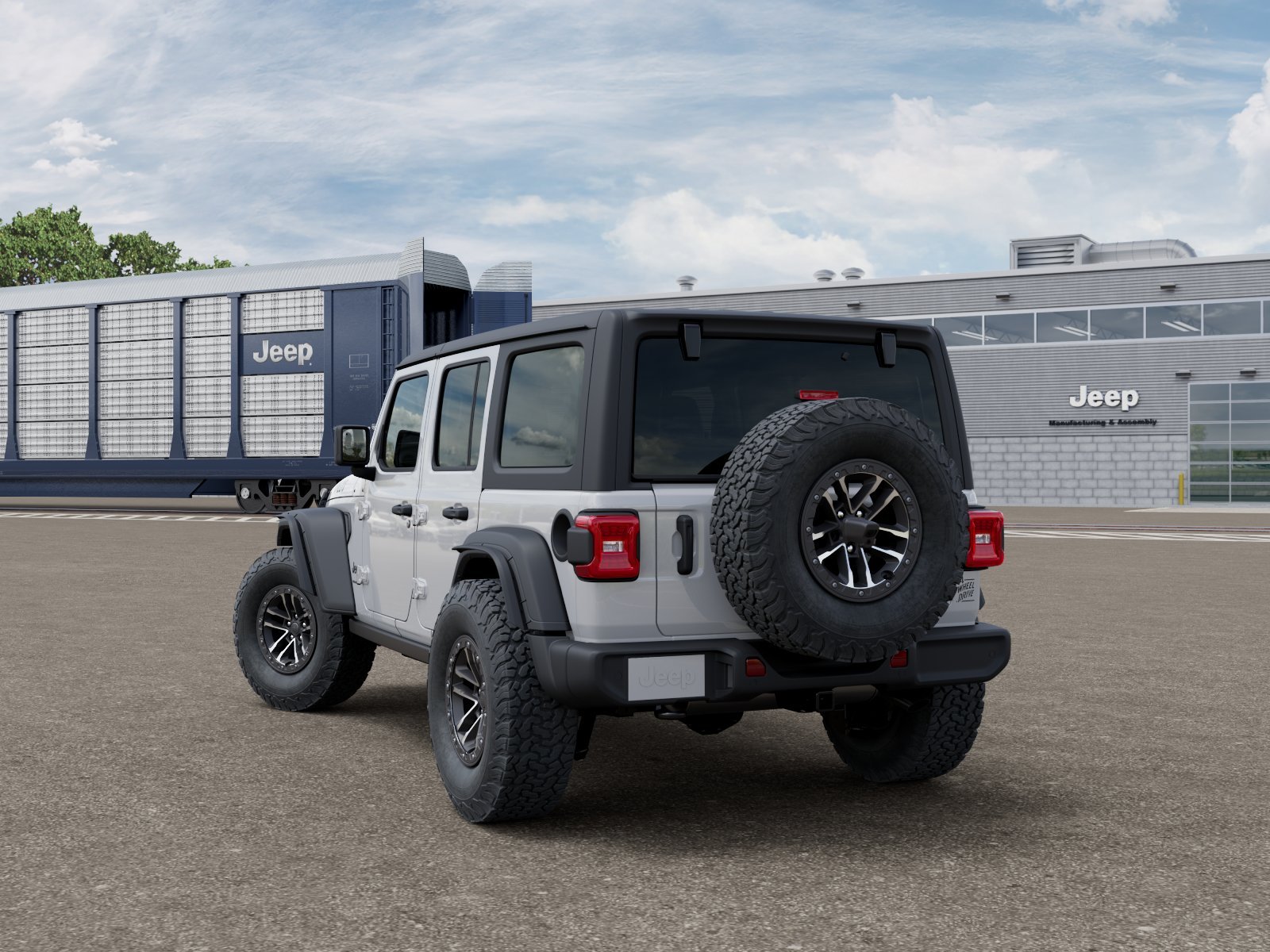 New 2026 Bright White Clear-Coat Exterior Paint Jeep Willys image 3