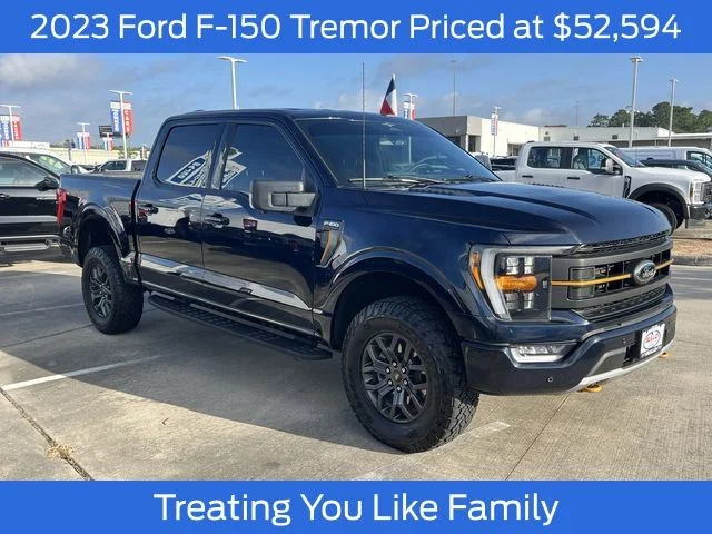Used 2023 Antimatter Blue Metallic Ford Tremor image 1