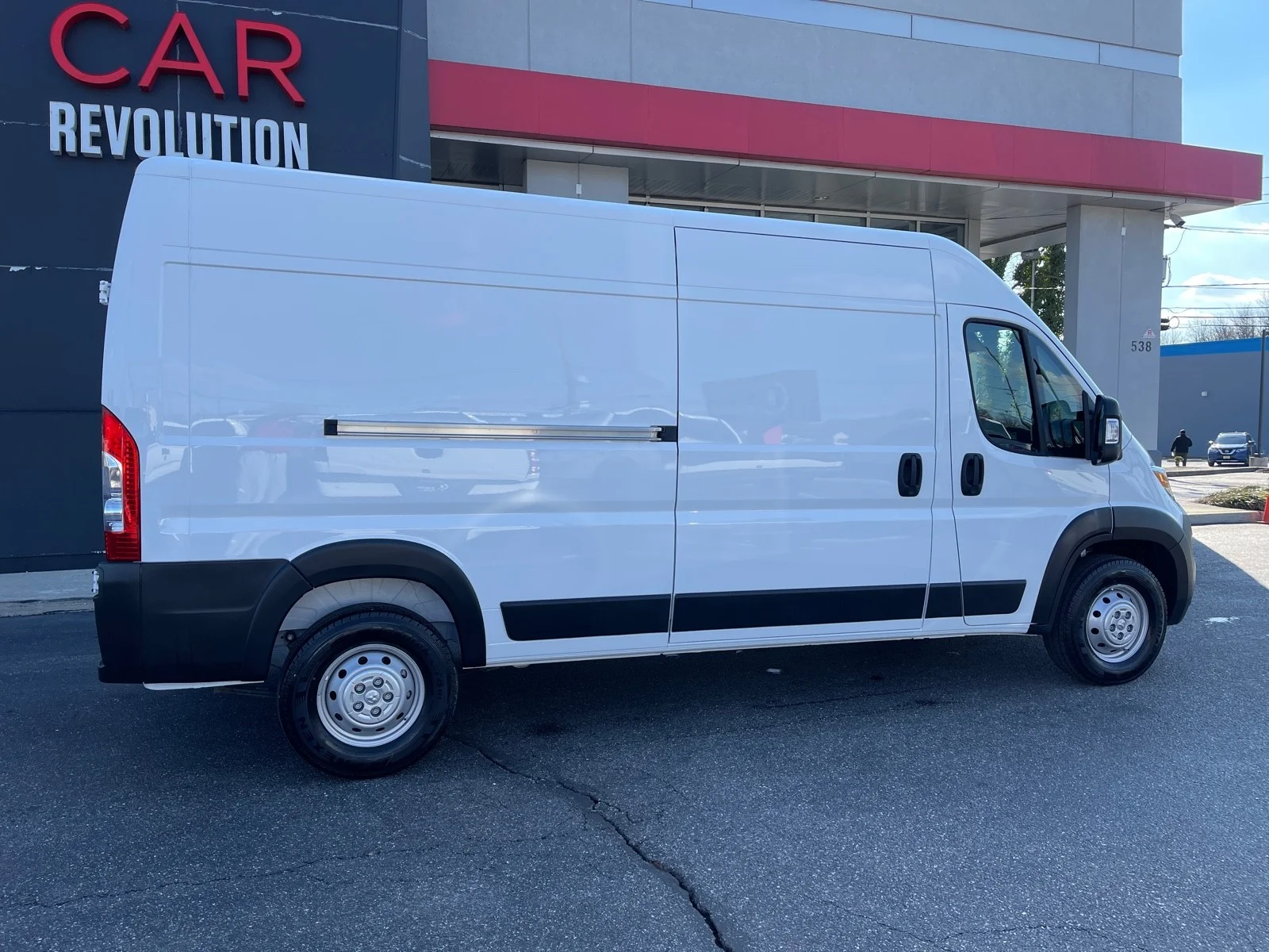 Used 2023 Bright White Clearcoat Ram High Roof image 8