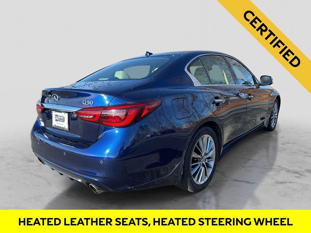 Certified Used 2023 Blue INFINITI LUXE image 5