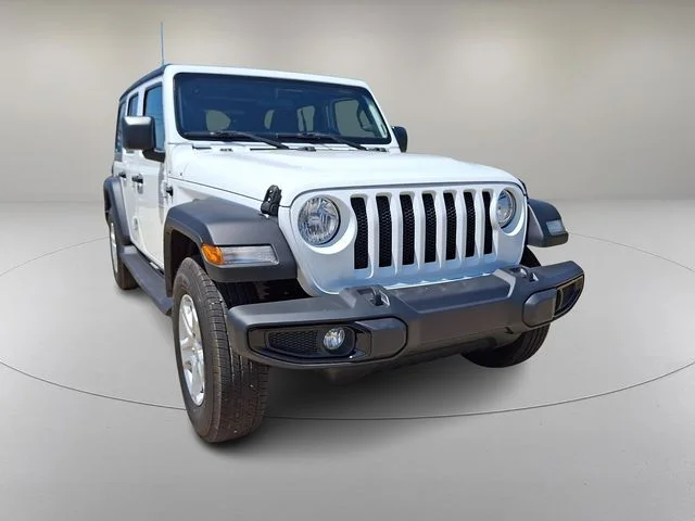 Used 2018 White Jeep Unlimited Sport S image 2