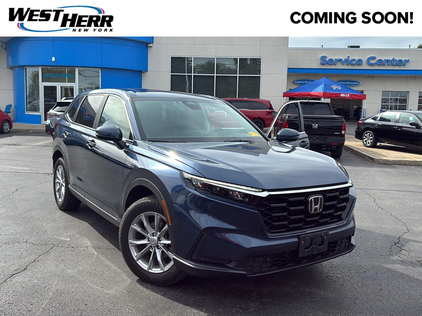 Used 2024 Canyon River Blue Metallic Honda EX-L image 1