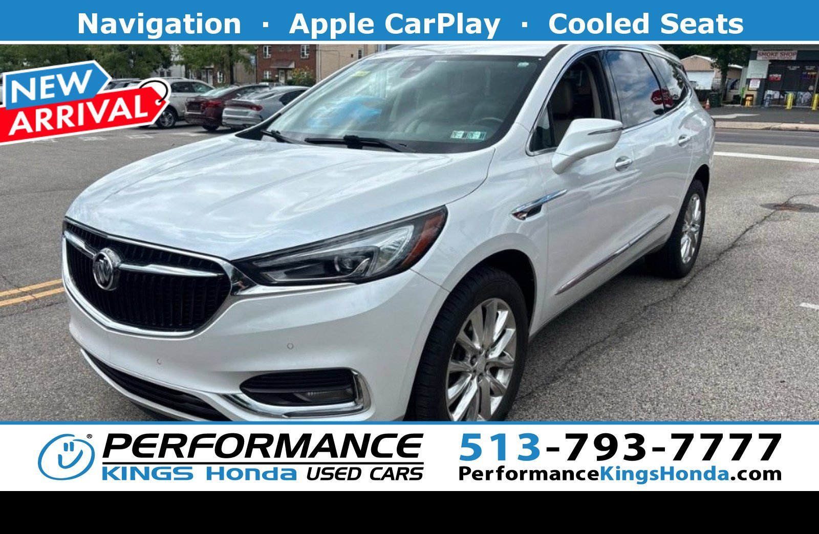 Used 2018 White Frost Tricoat Buick Premium image 1