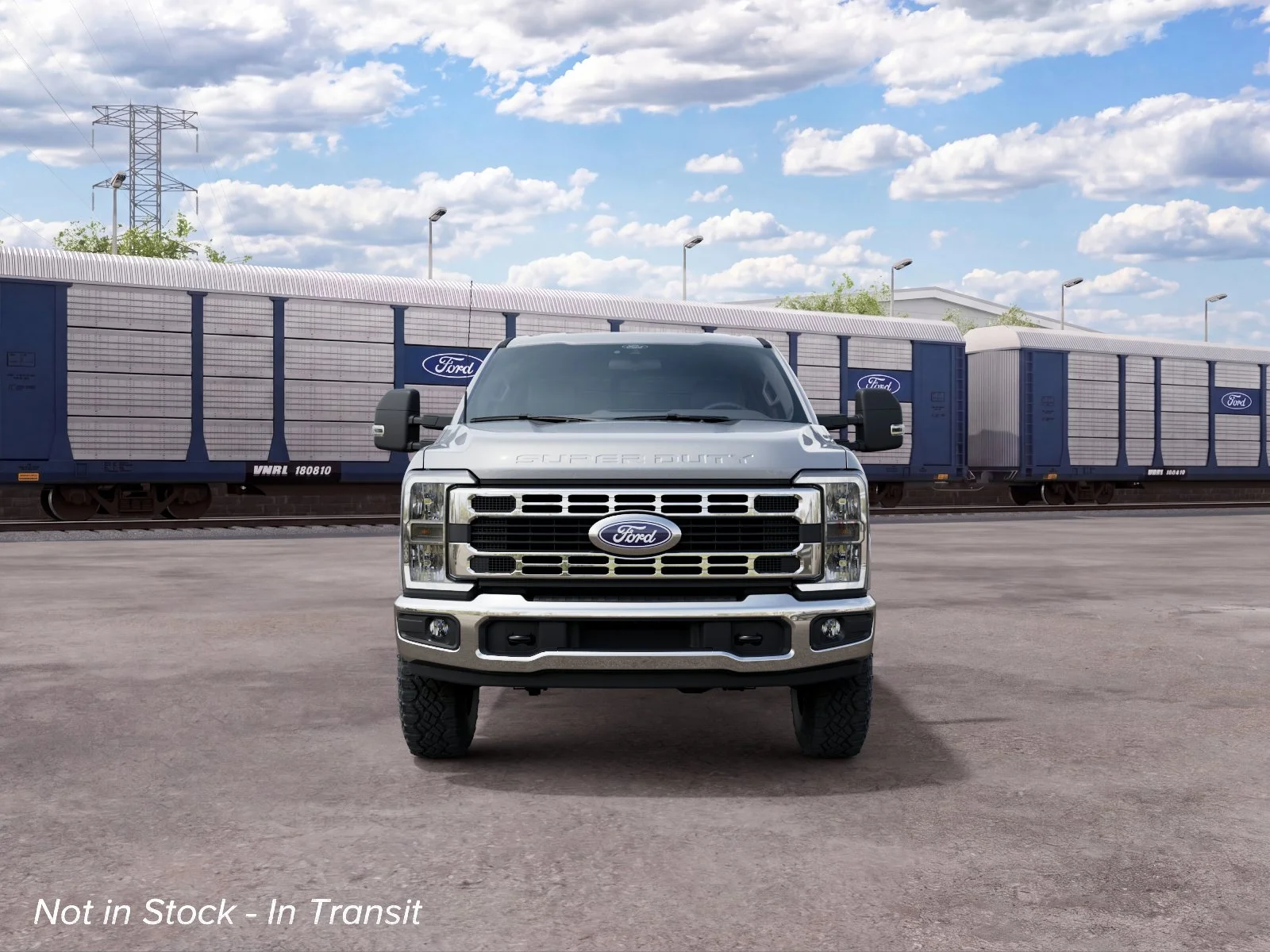 New 2027 Iconic Silver Metallic Ford F-250® XLT image 3