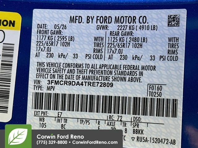 New 2026 Velocity Blue Metallic Ford Badlands image 35