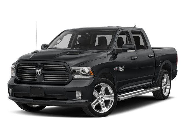 Used 2017 Brilliant Black Crystal Pearlcoat Ram Sport image 1