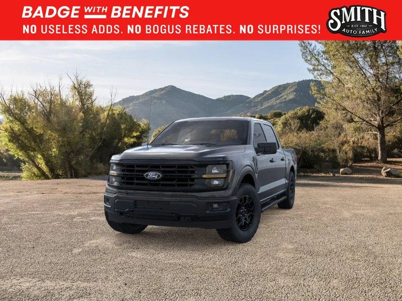 New 2026 Agate Black Metallic Ford XLT image 3