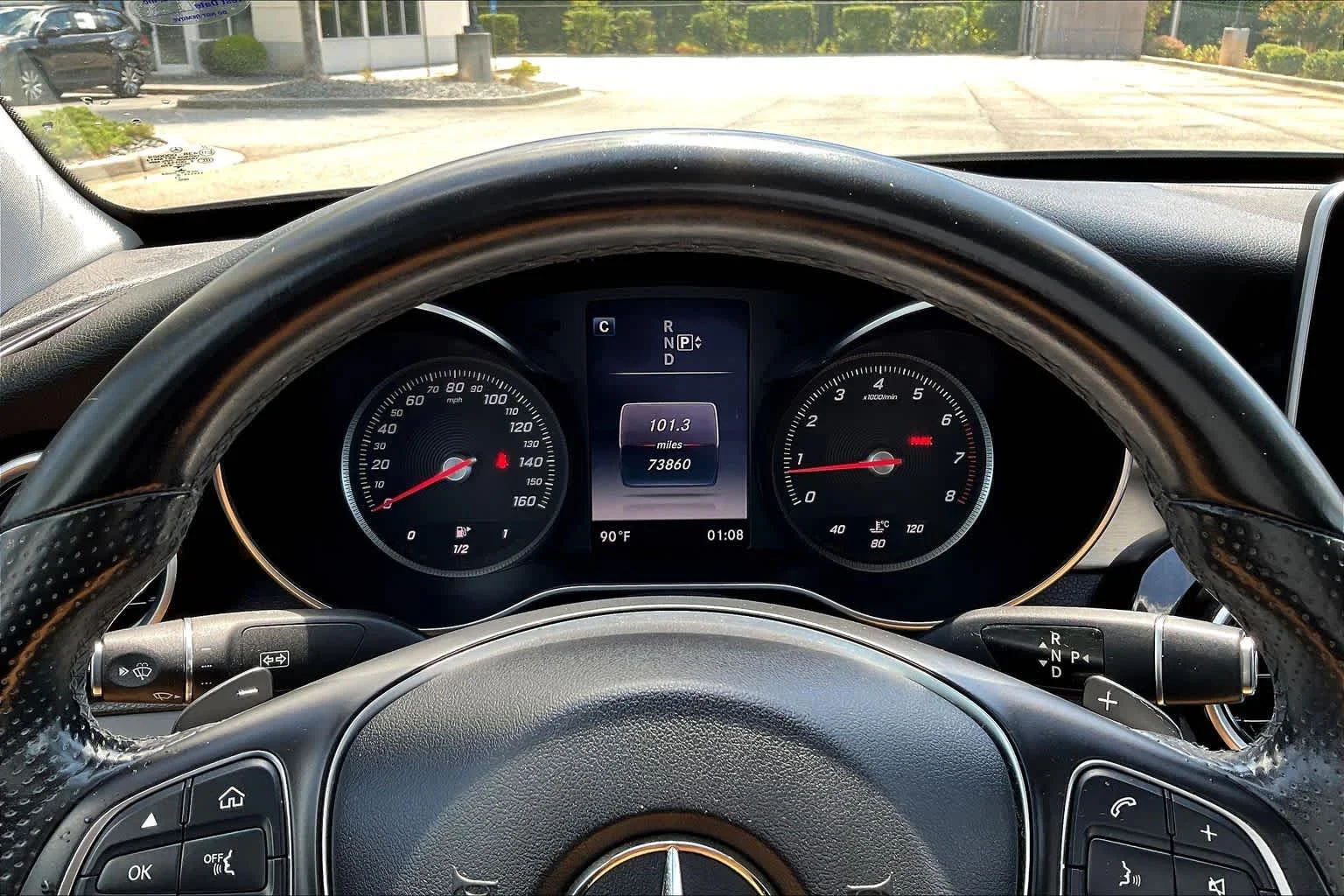 Used 2015 Obsidian Black Metallic Mercedes-Benz C 300 image 49