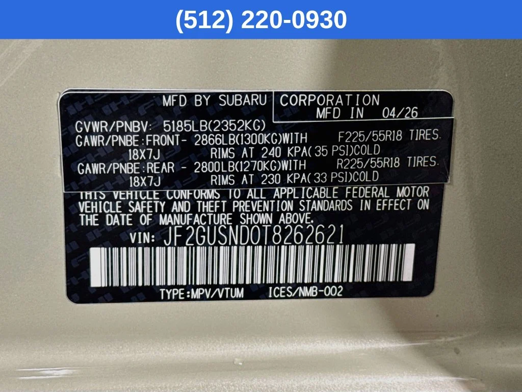 Certified Used 2026 Beige Subaru Limited image 41