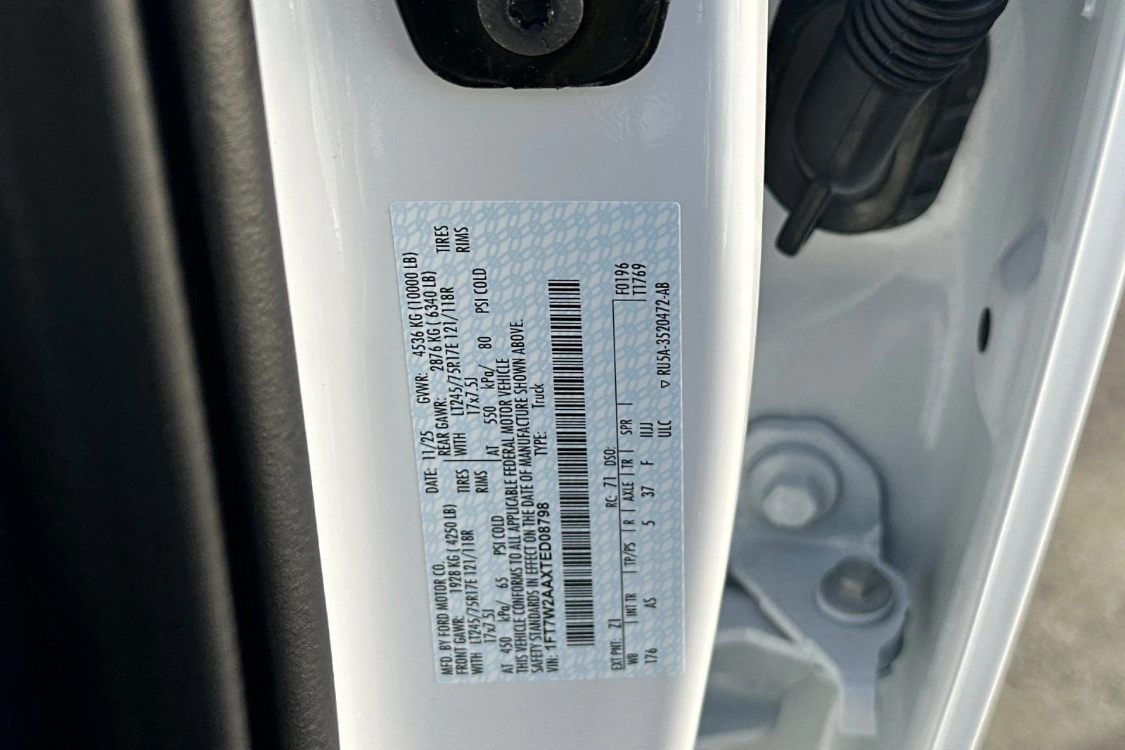 New 2026 Oxford White Ford F-250® XL image 24