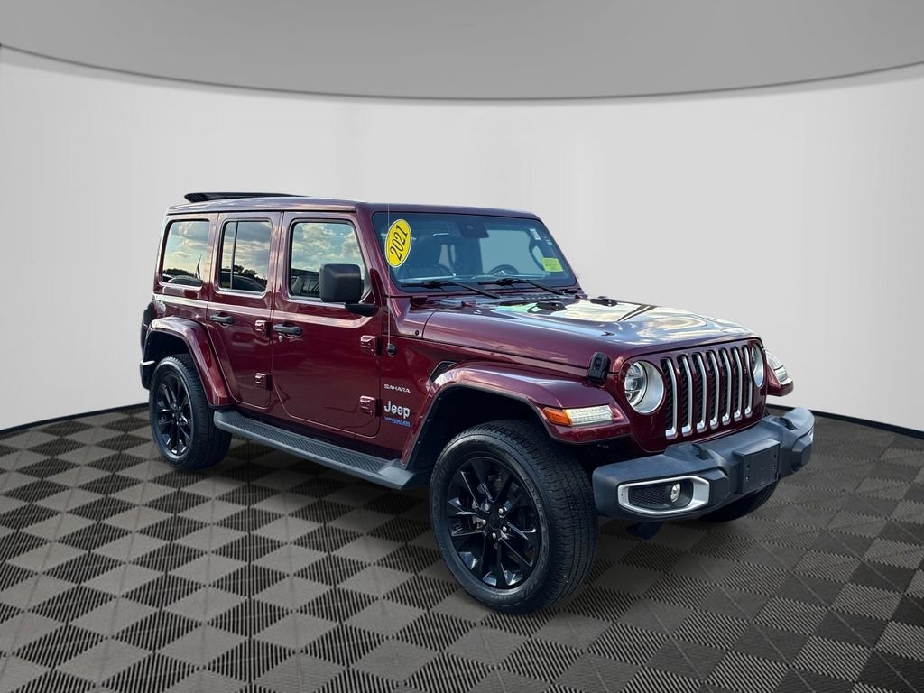 Used 2021  Jeep Unlimited Sahara 4xe image 3