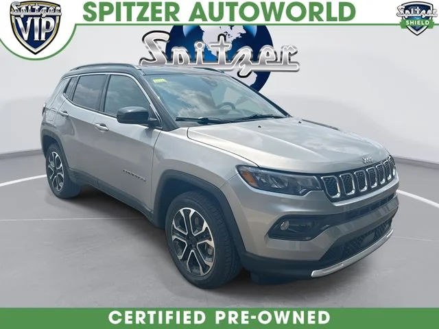 Certified Used 2023 Silver Jeep Limited image 1