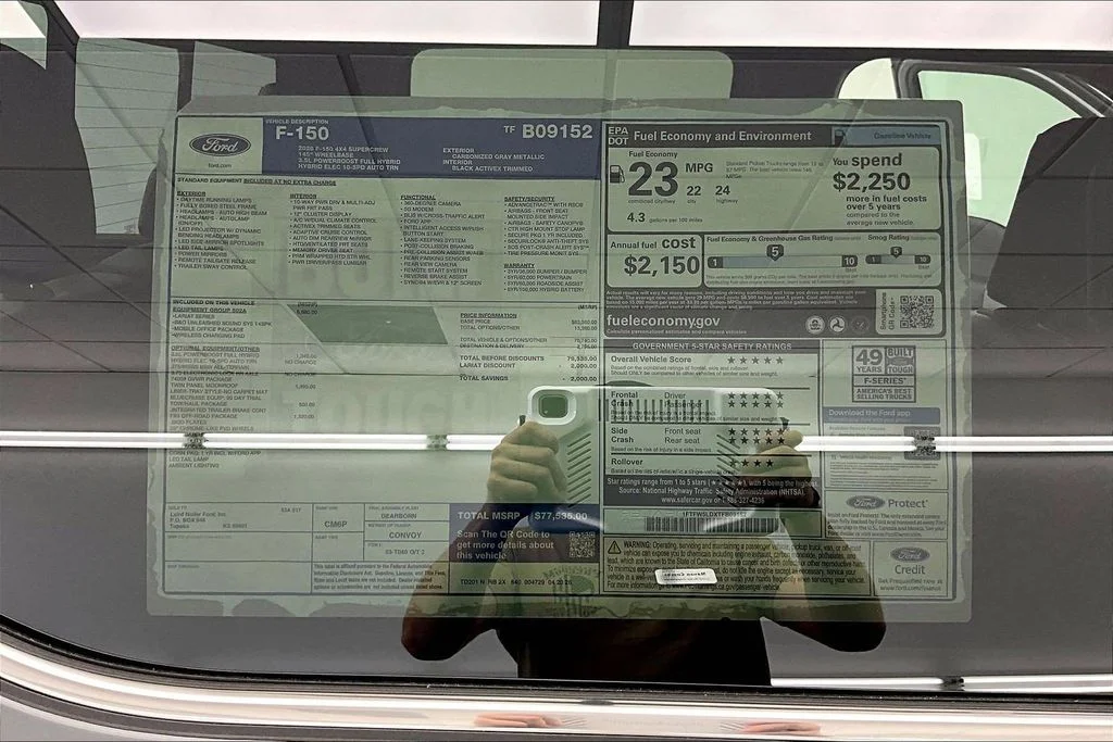 New 2026 Carbonized Gray Metallic Ford Lariat® image 14
