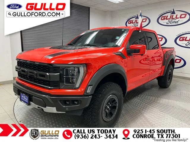 Certified Used 2023 Orange Metallic Ford Raptor image 3
