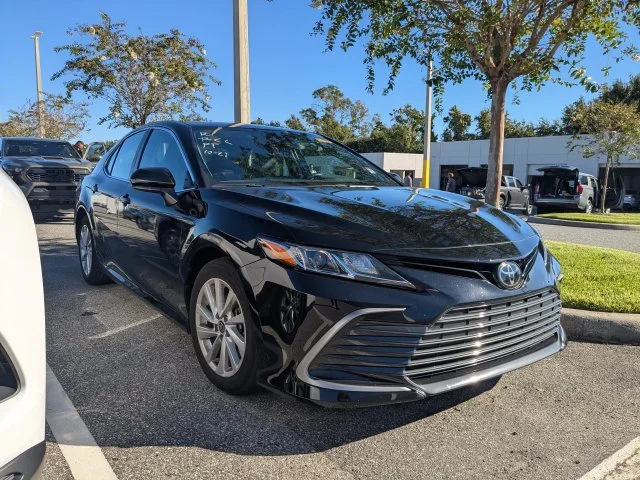 Certified Used 2023 Black Toyota LE image 1