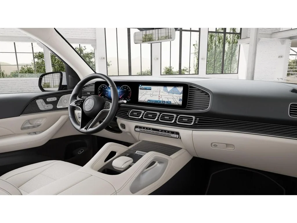 New 2026 MANUFAKTUR Moonlight White Metallic Mercedes-Benz GLE 450 image 6