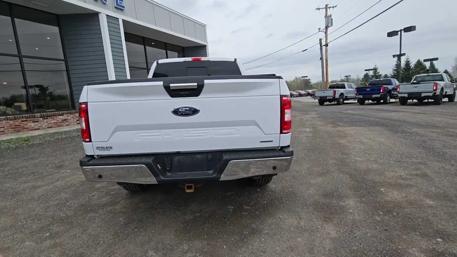 Used 2020 Oxford White/Magnetic Ford XLT image 7