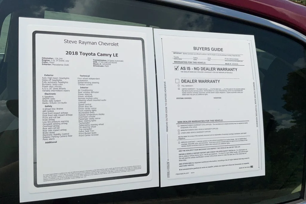 Used 2018 Red Toyota LE image 25
