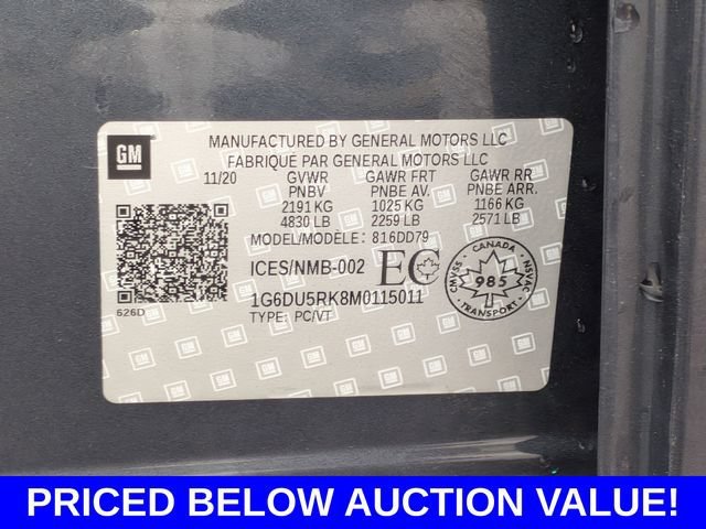 Used 2021 Shadow Metallic Cadillac Sport image 36