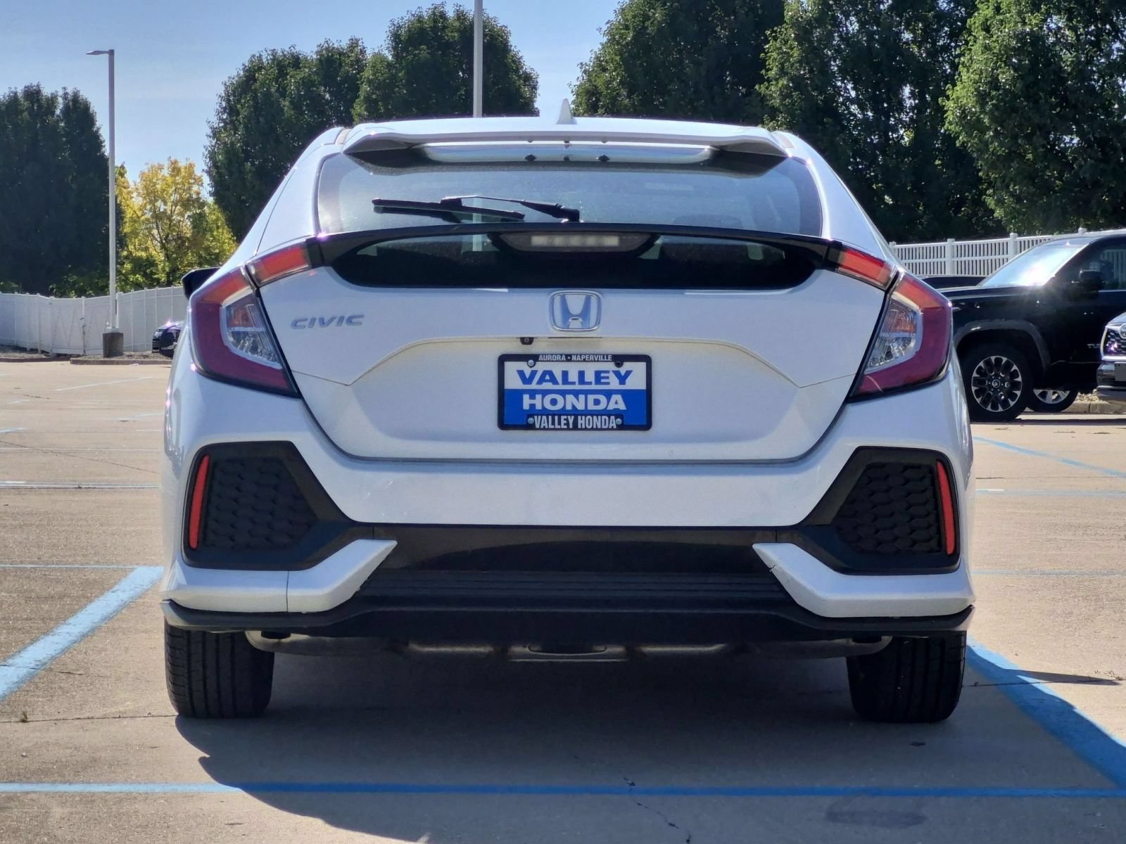 Used 2017 White Orchid Pearl Honda LX Hatchback image 7