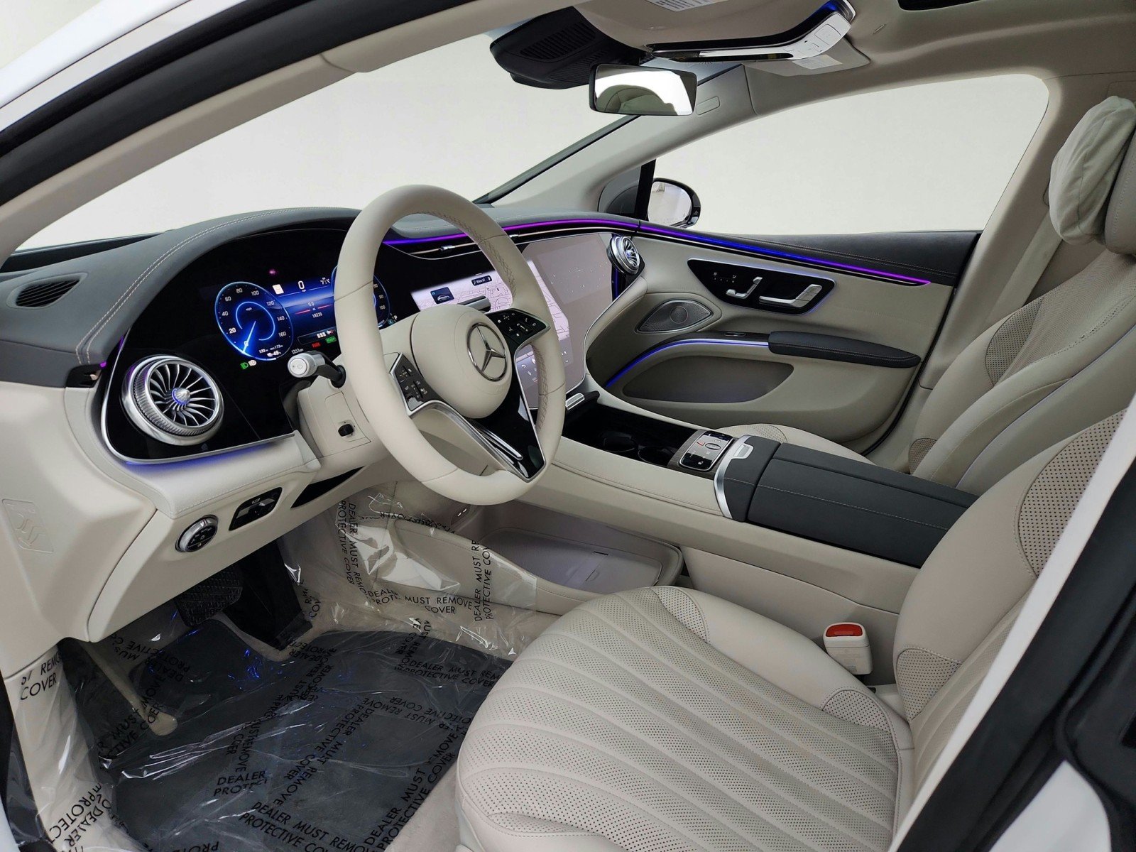 Certified Used 2024 Polar White Mercedes-Benz EQS 450+ image 16