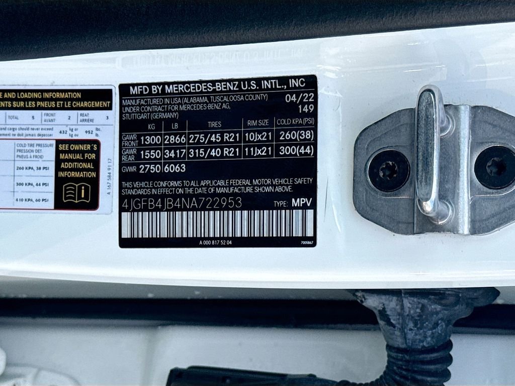 Used 2022 Polar White Mercedes-Benz GLE350 image 34