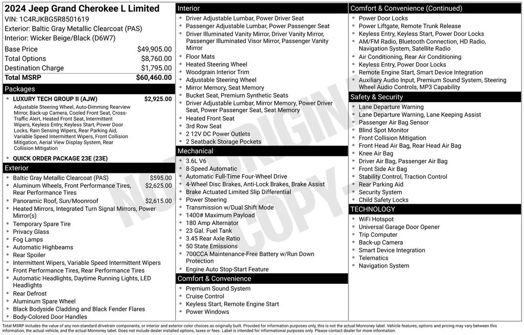 Used 2024 Gray Jeep Limited image 43